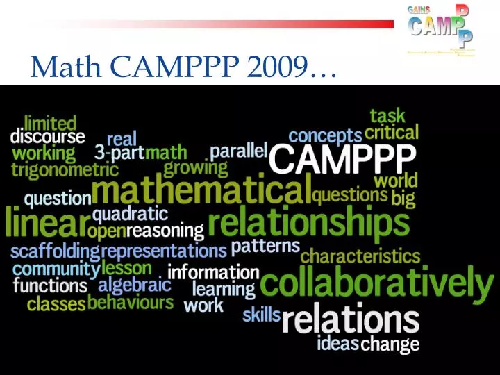math camppp 2009