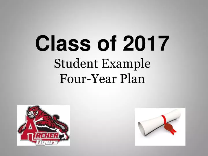 class of 2017 student example four year plan