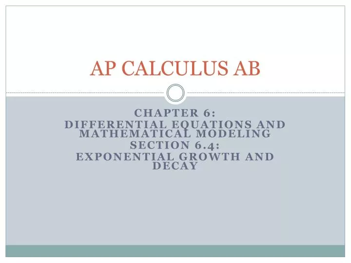 Ppt Ap Calculus Ab Powerpoint Presentation Free Download Id5425985