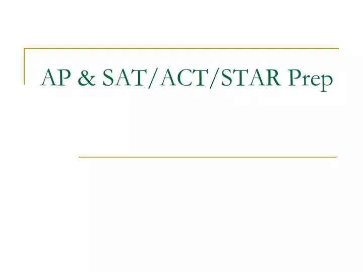 ap sat act star prep