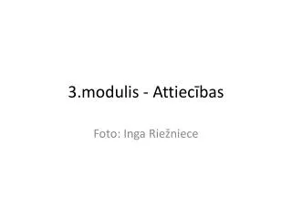 3 modulis attiec bas