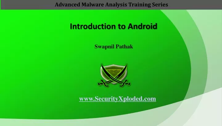 introduction to android