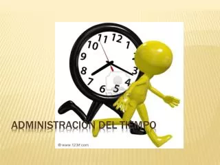 administraci n del tiempo