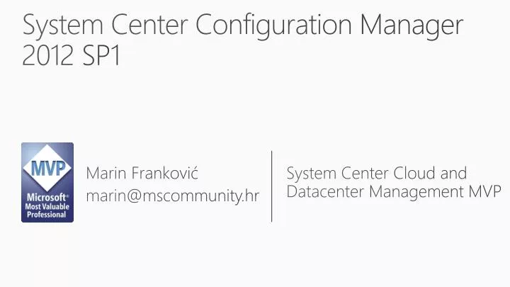 system center configuration manager 2012 sp1