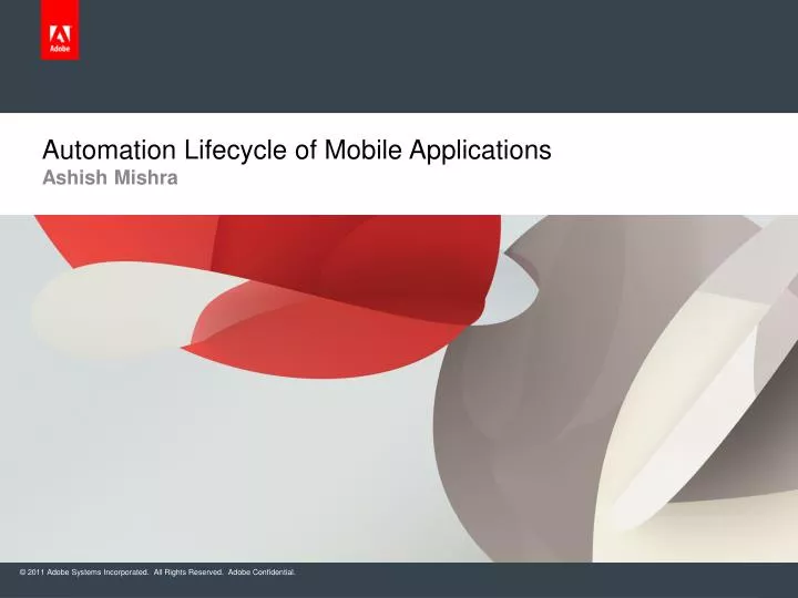 automation lifecycle of mobile applications