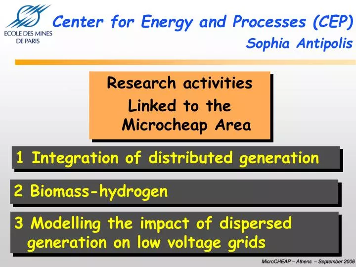 center for energy and processes cep sophia antipolis