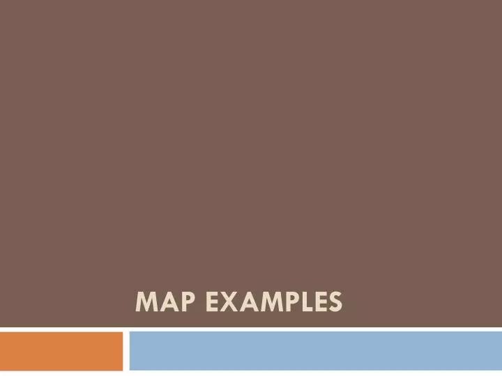 map examples