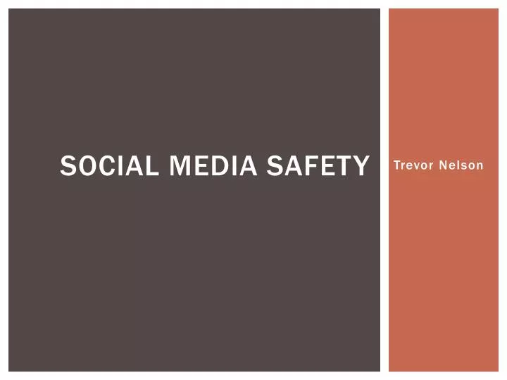 social media safety