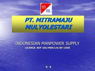 PT. MITRAMAJU MULYOLESTARI