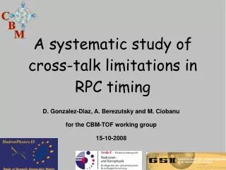 A systematic study of cross-talk limitations in RPC timing