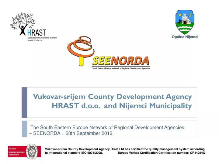 vukovar srijem county development agency hrast d o o a nd nijemci municipality