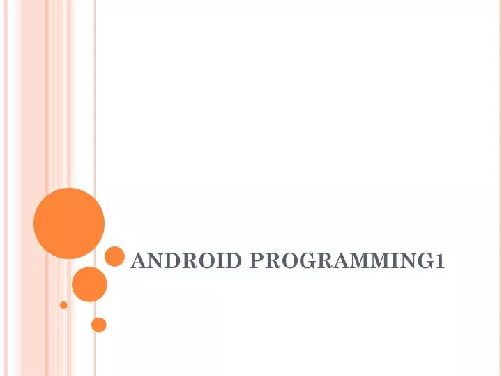 android programming1