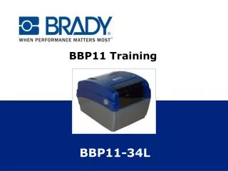 BBP11 Training