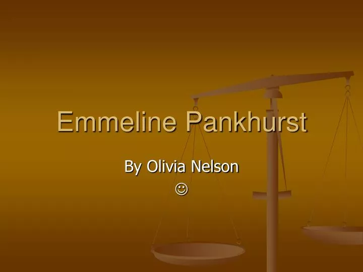 emmeline pankhurst