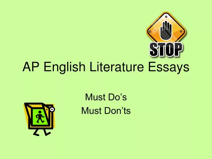 ap english literature essays