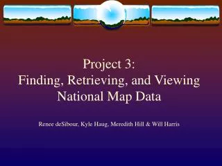 National Map Data