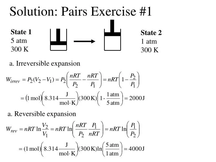 solution pairs exercise 1