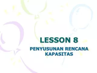 lesson 8