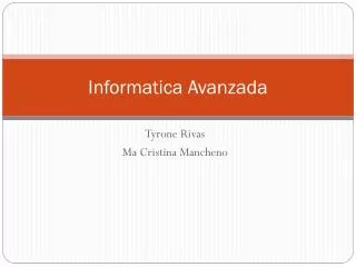informatica avanzada