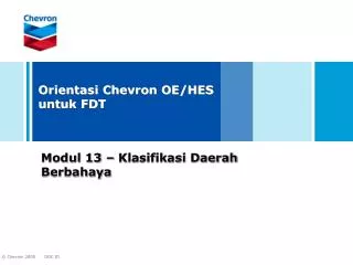 modul 13 klasifikasi daerah berbahaya