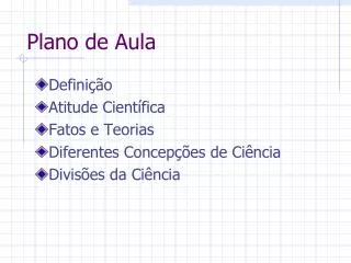 plano de aula