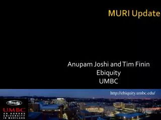 MURI Update