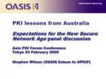 Enhancing Secure Networks: Lessons from Australia's PKI Experience - slide 1