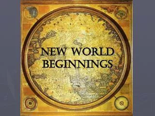 NEW WORLD BEGINNINGS