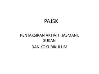 pajsk