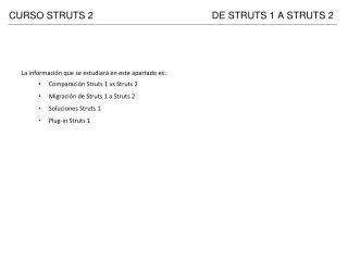 de struts 1 a struts 2