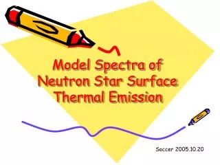 Model Spectra of Neutron Star Surface Thermal Emission