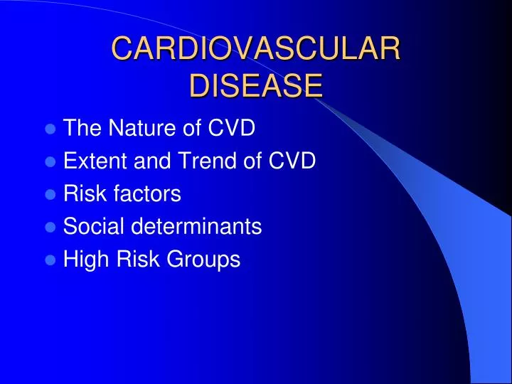 cardiovascular disease