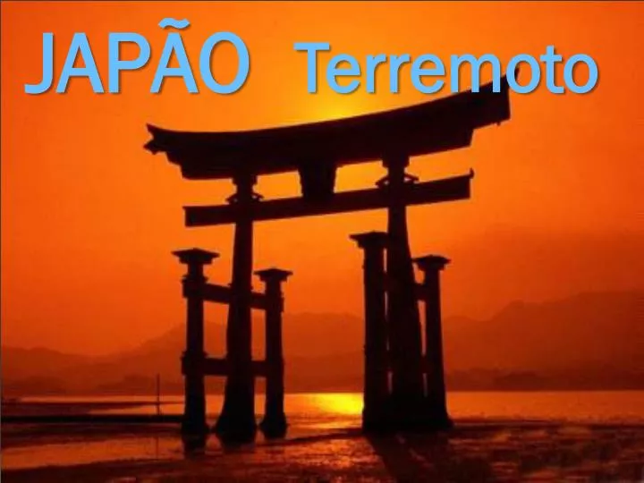 jap o terremoto