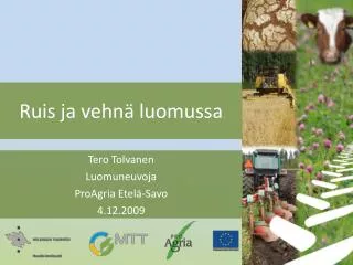 ruis ja vehn luomussa