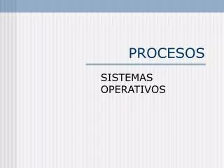 procesos