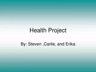 Health Project
