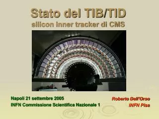 stato del tib tid silicon inner tracker di cms