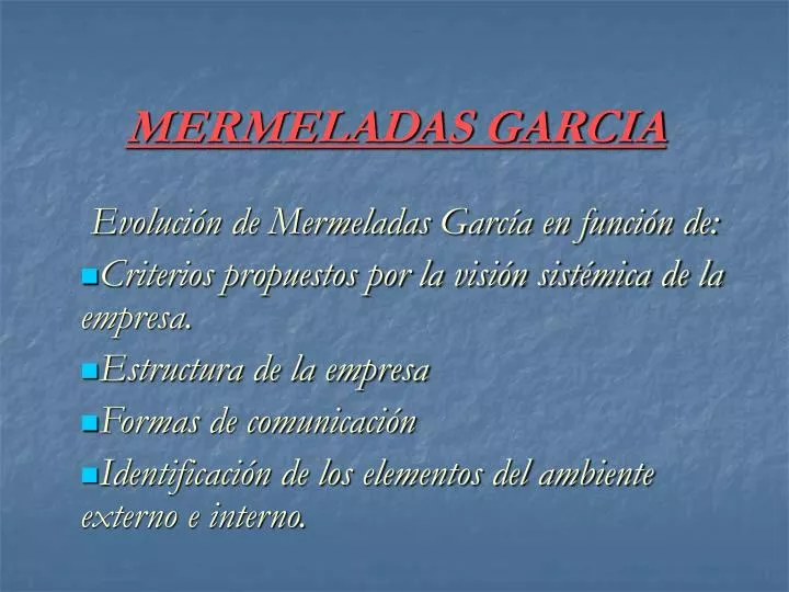 mermeladas garcia