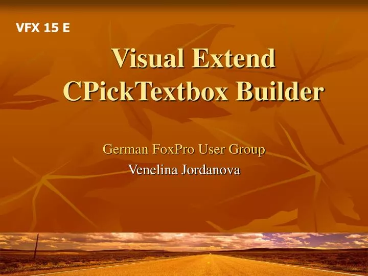visual extend cpicktextbox builder