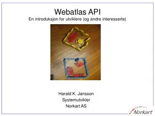 webatlas api en introduksjon for utviklere og andre interesserte