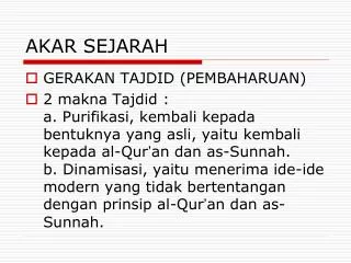 akar sejarah