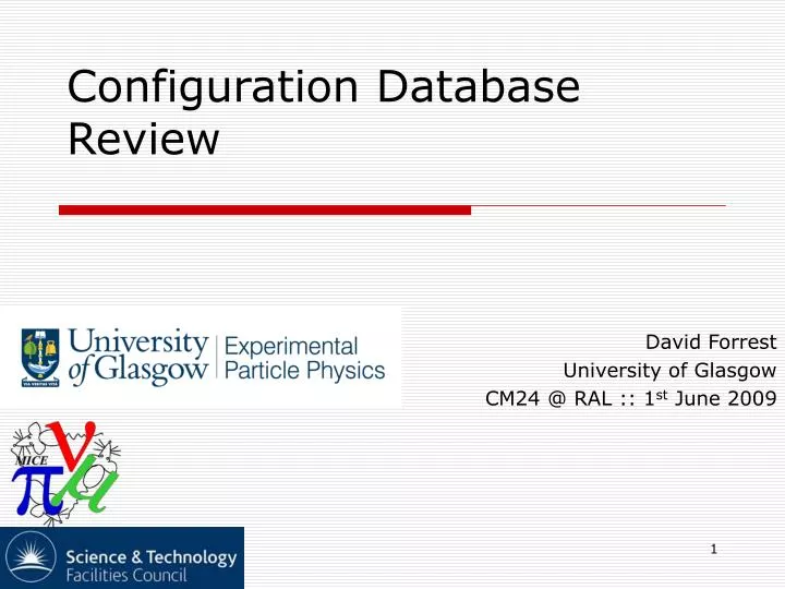 configuration database review