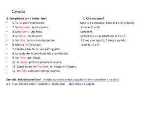 compito