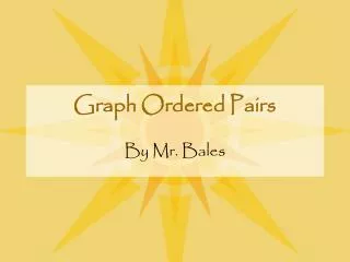 Graph Ordered Pairs