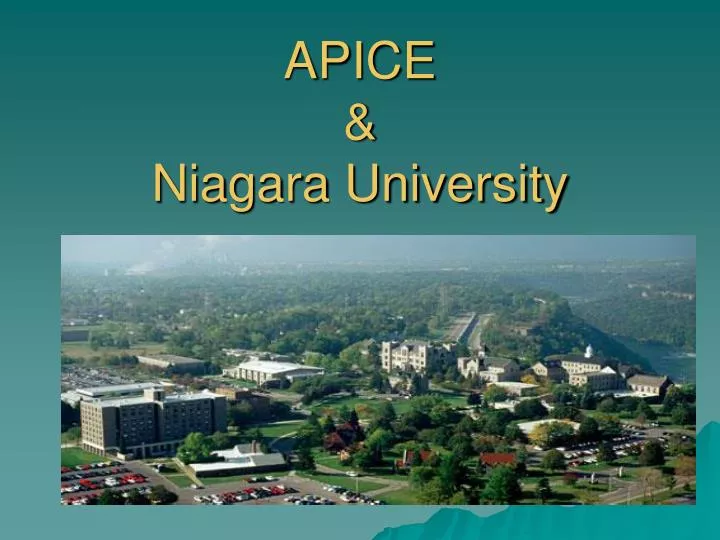 apice niagara university