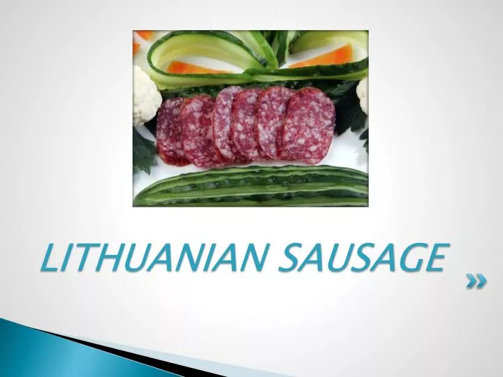 lithuanian sausage