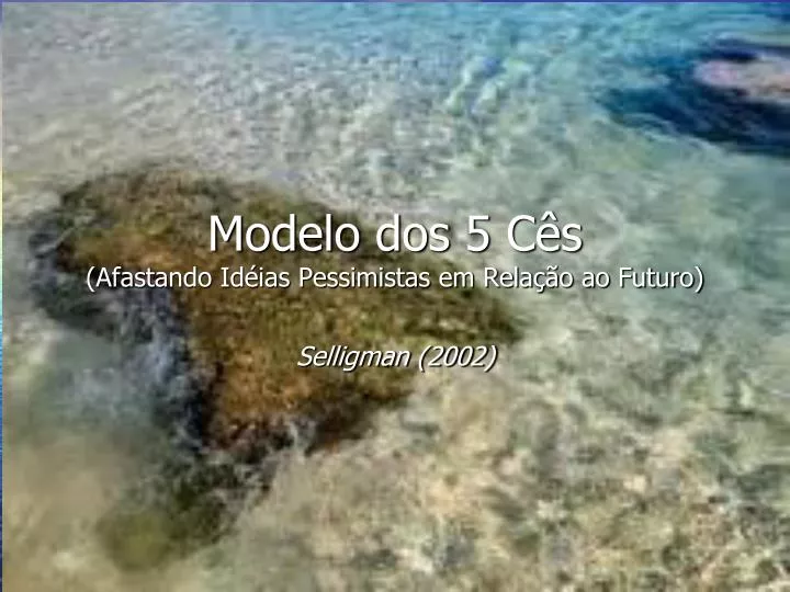 modelo dos 5 c s afastando id ias pessimistas em rela o ao futuro