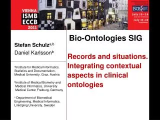 Records and situations. Integrating contextual aspects in clinical ontologies