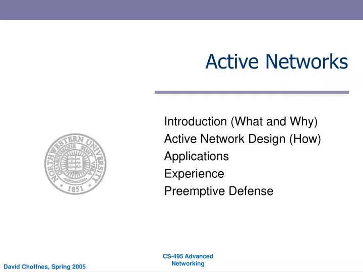 active networks
