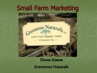 Diane Green Greentree Naturals